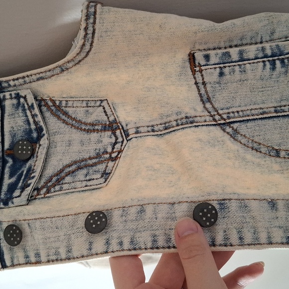 Streetwear Society Denim Vest - Picture 3 of 4